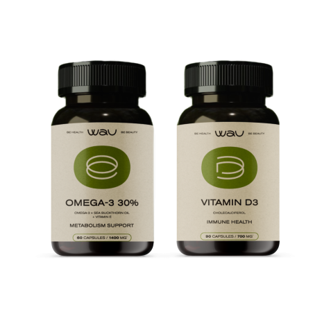 Здоровье костей и укрепление иммунитета ОMEGA-3 PLUS и VITAMIN D3