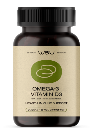OMEGA-3 + VITAMIN D3 — Поддержка иммунитета и сердечно-сосудистой системы
