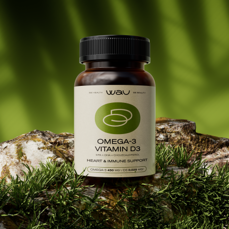 OMEGA-3 + VITAMIN D3 — Поддержка иммунитета и сердечно-сосудистой системы