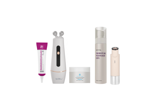 VIA new + PAD + MASSAGE GEL + AI + EYE CREAM